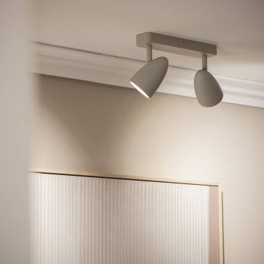 Image of Edit Adrien 2 Light Ceiling Spotlight Bar