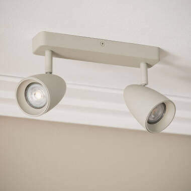 Image of Edit Adrien 2 Light Ceiling Spotlight Bar