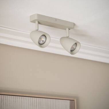 Image of Edit Adrien 2 Light Ceiling Spotlight Bar