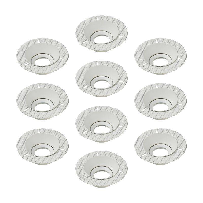 Image of Envirolight Trimless Recessed IP65 Fixed Downlight - Pack of 10