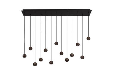 Image of Lucide Montana LED 13 Light Bar Ceiling Pendant with Remote Control