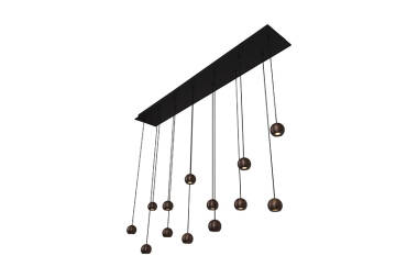 Image of Lucide Montana LED 13 Light Bar Ceiling Pendant with Remote Control