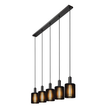 Image of Lucide Lambres 5 Light Bar Ceiling Pendant