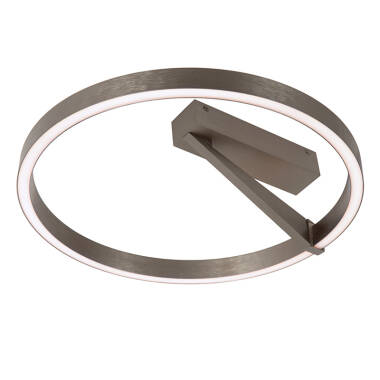 Image of Lucide Applause 400 CCT LED Semi-Flush Ceiling Light with Remote Control