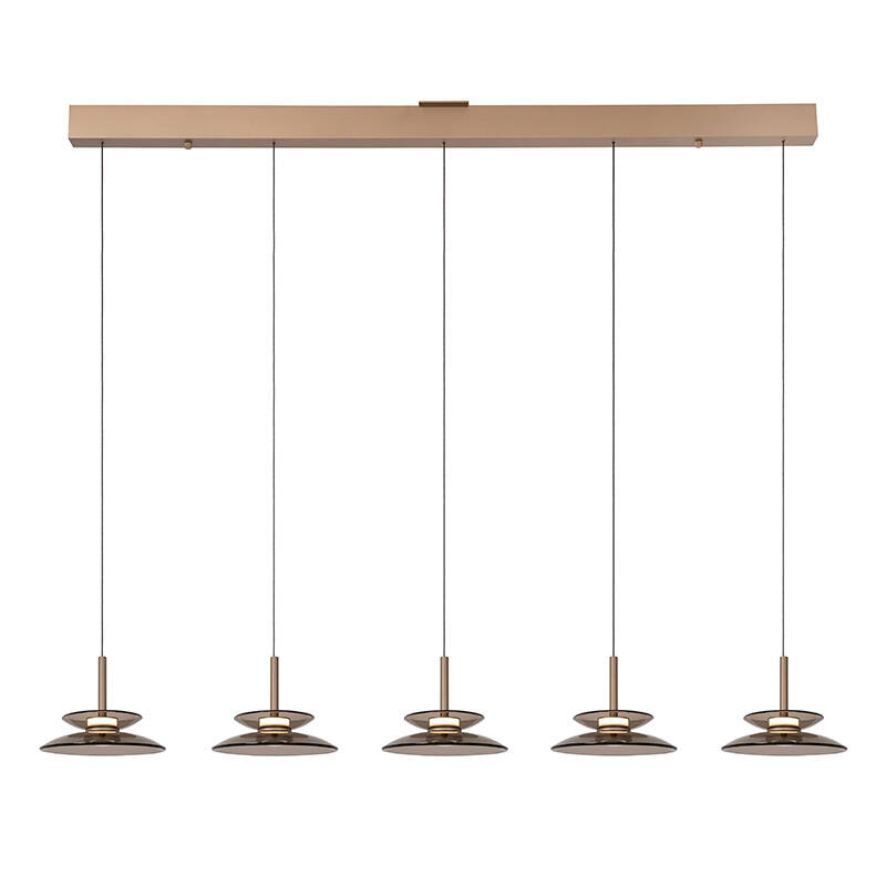 Image of Lucide Santiago LED 5 Light Bar Ceiling Pendant