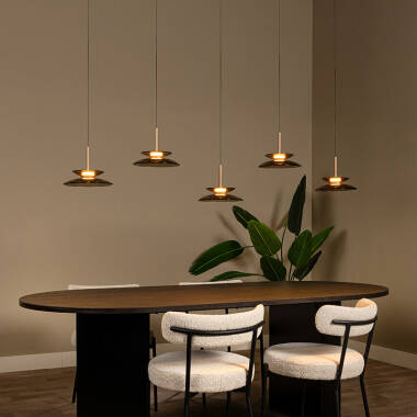 Image of Lucide Santiago LED 5 Light Bar Ceiling Pendant