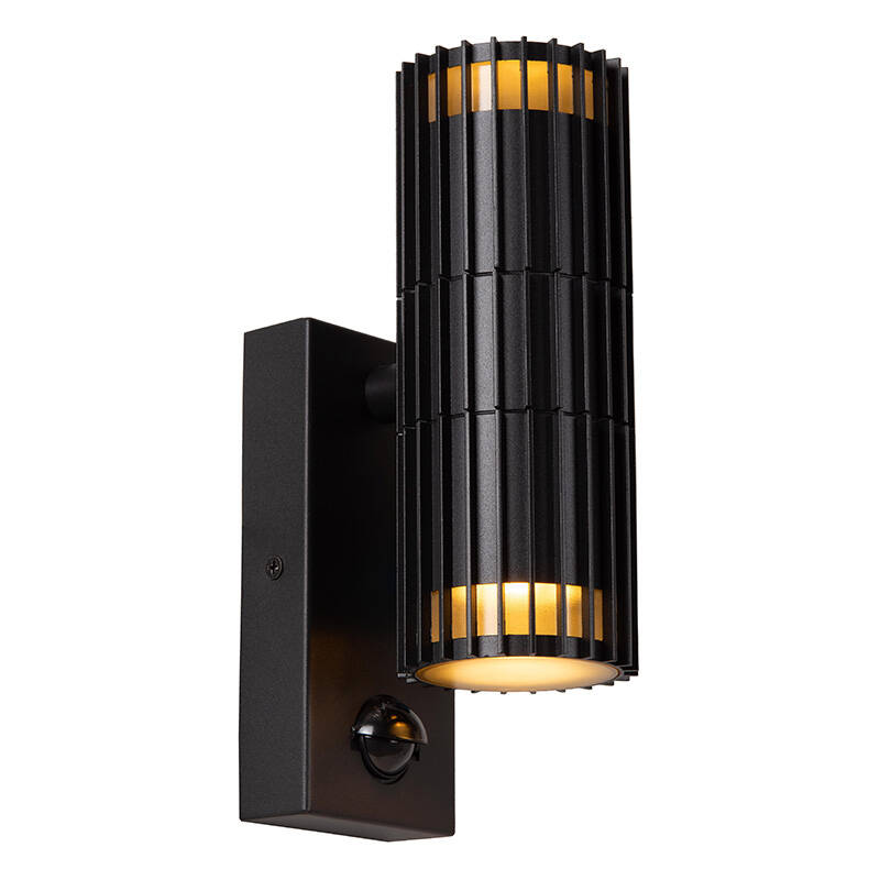Image of Lucide Timbala Outdoor Up & Down Wall Light with PIR Sensor