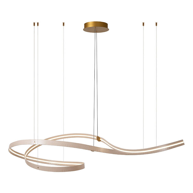 Image of Lucide Slalom LED Ceiling Pendant Light with Remote Control