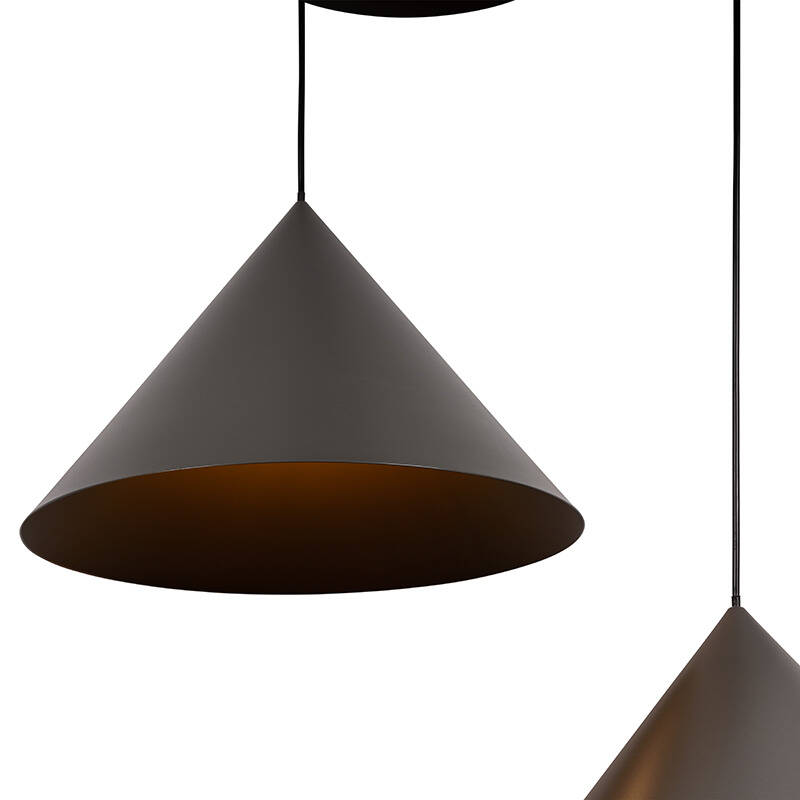 Image of Lucide Spitze 3 Light Cluster Ceiling Pendant Light