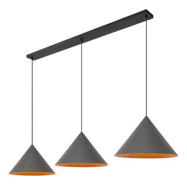 Image of Lucide Spitze 3 Light Bar Ceiling Pendant