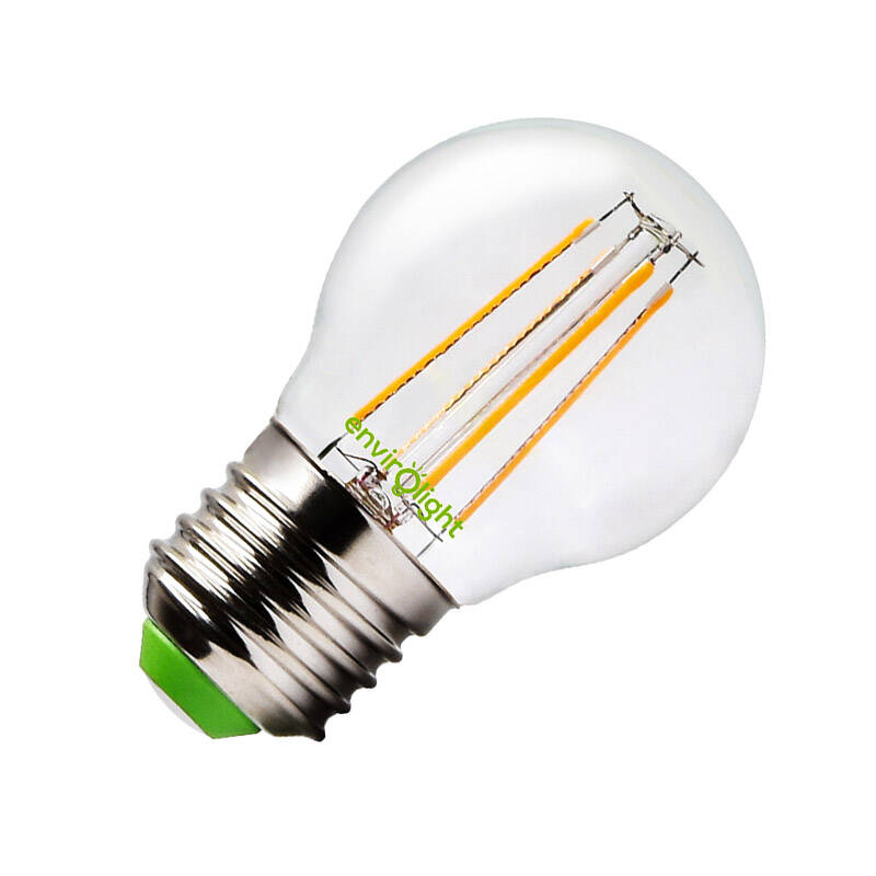 Image of Envirolight 4W Dimmable LED Decorative Filament Golfball Bulb - Screw Cap