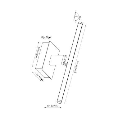 Image of Edit Kalymnos 220 LED Outdoor Flush Wall Light