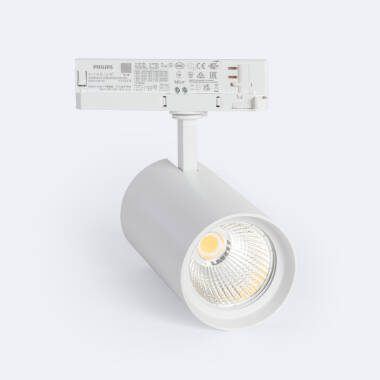 Image of Three Circuit 40W Neutral White White LED Track Light New d'Angelo CRI90 PHILIPS XITANIUM