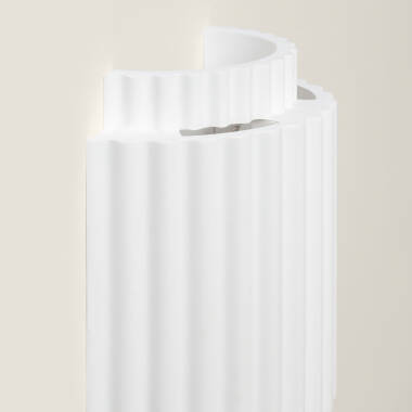 Image of Edit Column Plaster Flush Wall Light