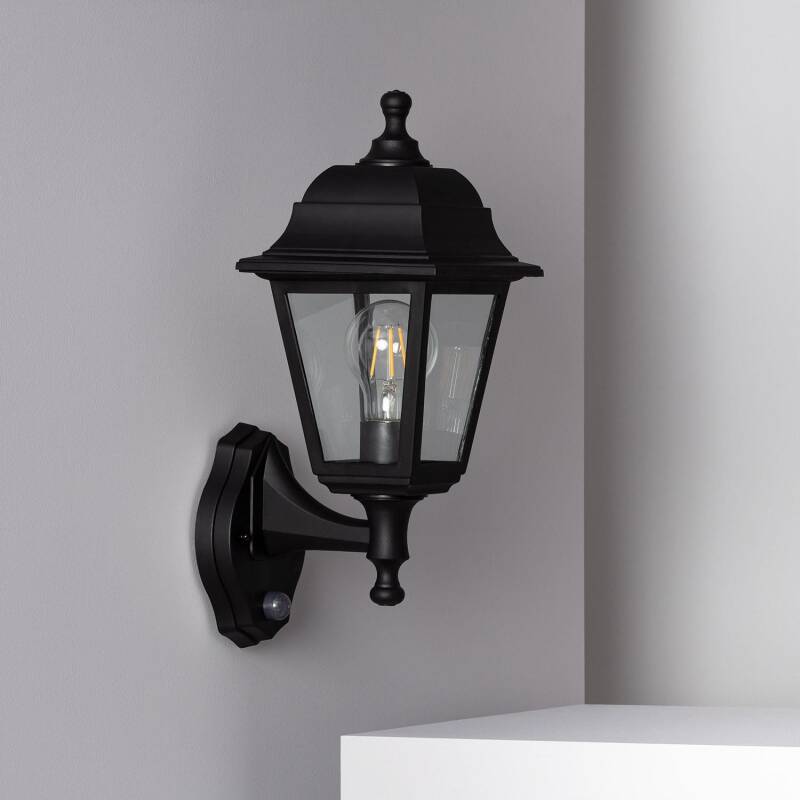 Image of Edit Mini Villa Outdoor Lantern Wall Light with PIR Sensor