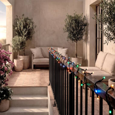 Image of Suri 22M Warm White Solar LED Multi-Function String Lights