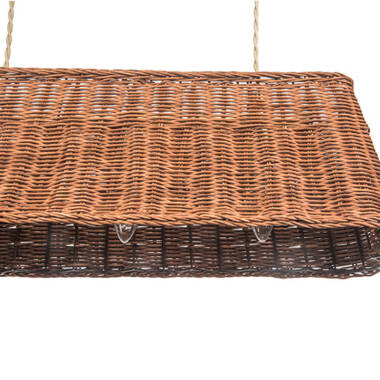 Image of Khudi & Khora Lucent Rattan Bar Ceiling Pendant Light