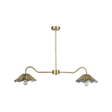 Image of Wisteria Aloura 2 Light Bar Ceiling Pendant