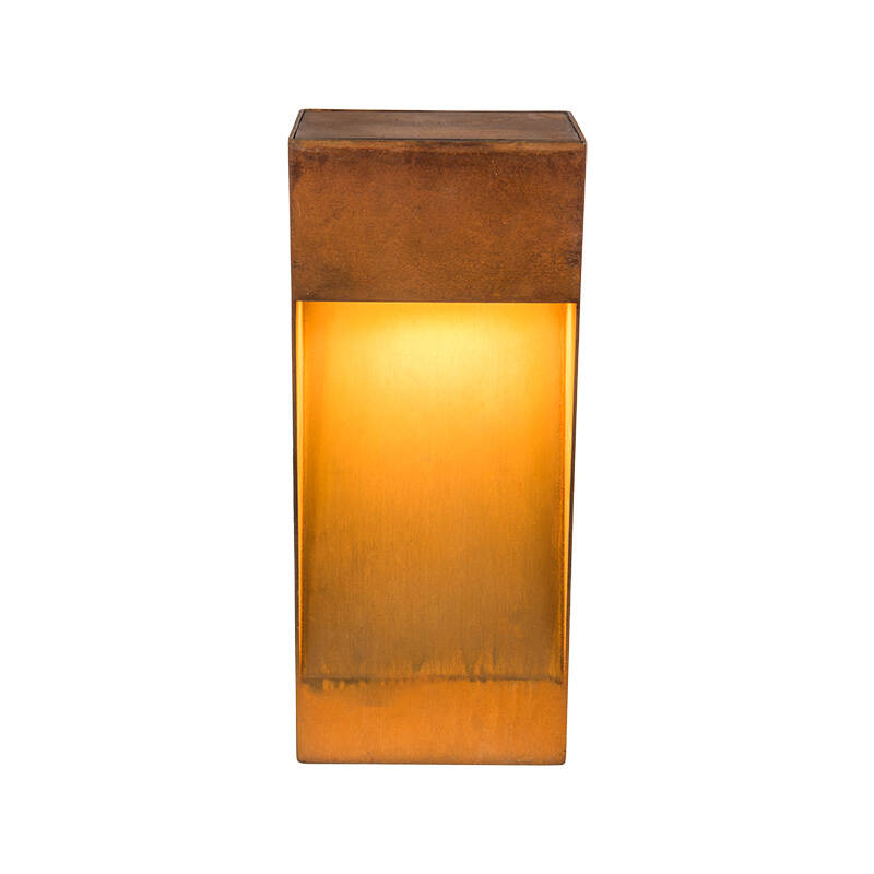 Image of Westport Coastal Rusty Ray LED Outdoor Flush Wall Light