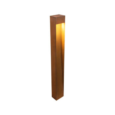 Image of Westport Coastal Rusty Ray 1000 LED Outdoor Post Light- Rust Brown