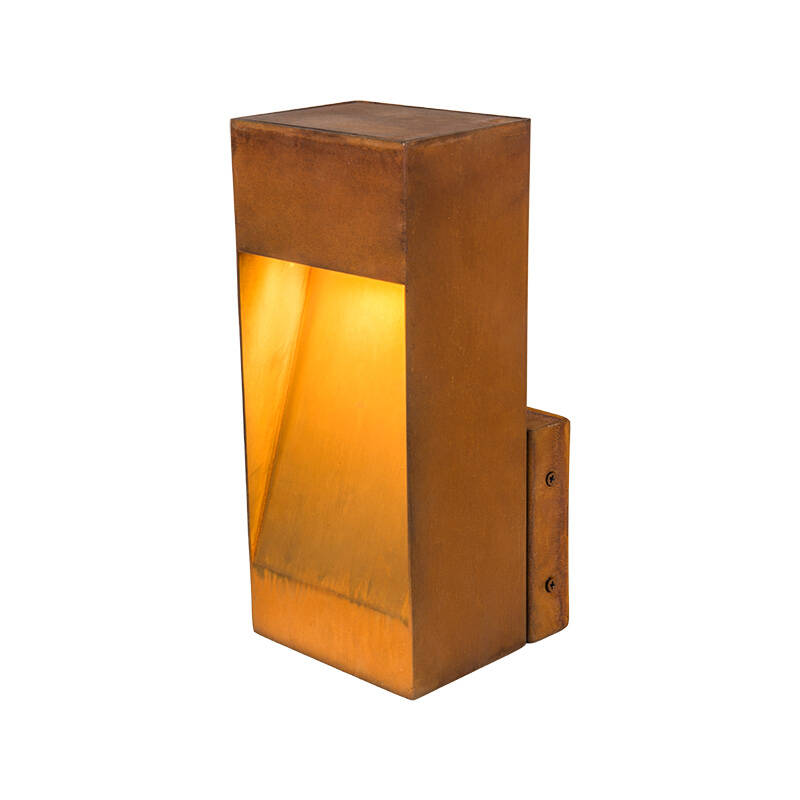 Image of Westport Coastal Rusty Ray LED Outdoor Flush Wall Light