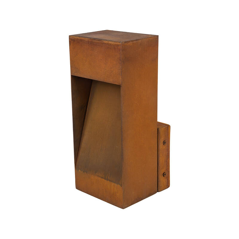 Image of Westport Coastal Rusty Ray LED Outdoor Flush Wall Light