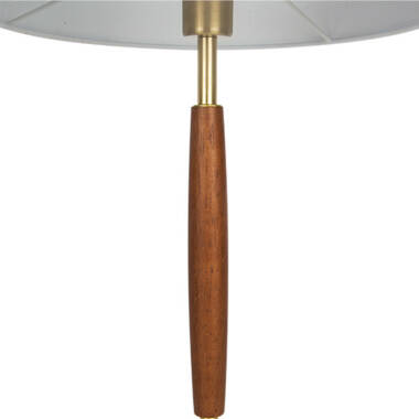 Image of Wisteria Halo Walnut Table Lamp