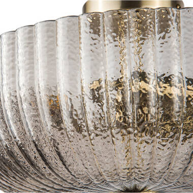 Image of Wisteria Pulse Glass Semi-Flush Ceiling Light