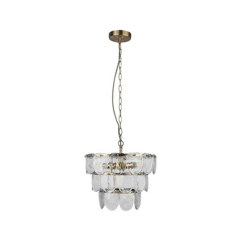 Image of Wisteria Merise Clear Glass Ceiling Pendant Light