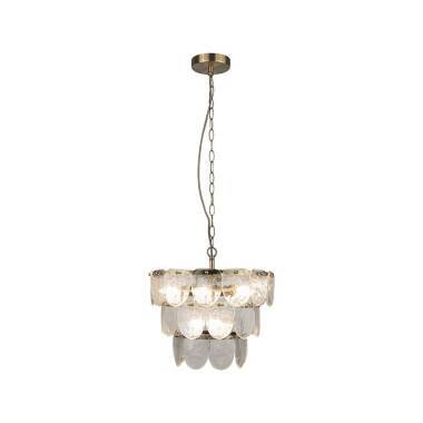 Image of Wisteria Merise Clear Glass Ceiling Pendant Light