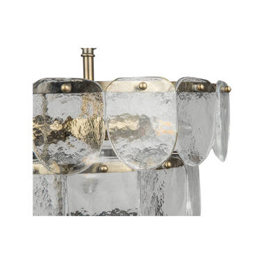 Image of Wisteria Merise Clear Glass Ceiling Pendant Light
