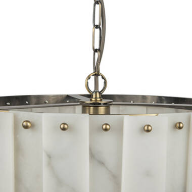 Image of Wisteria Linea Alabaster Glass Chandelier