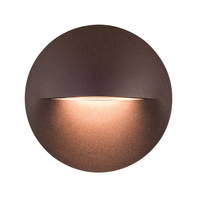 Image of Edit Terra LED Round Outdoor Flush Wall Light