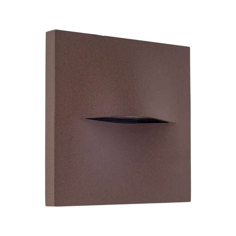 Image of Edit Terra LED Square Outdoor Flush Wall Light
