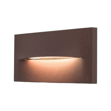 Image of Edit Terra LED Rectangular Outdoor Flush Wall Light