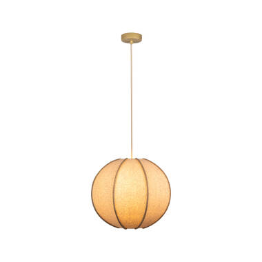 Image of Khudi & Khora Solara Linen Ceiling Pendant Light