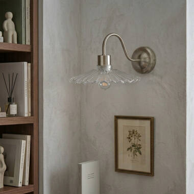 Image of Wisteria Cambridge Glass Wall Light