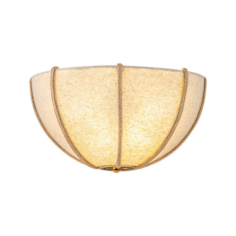 Image of Khudi & Khora Solara Linen Wall Light