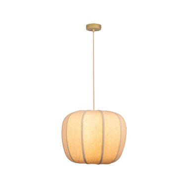 Image of Khudi & Khora Ellie Linen Ceiling Pendant Light