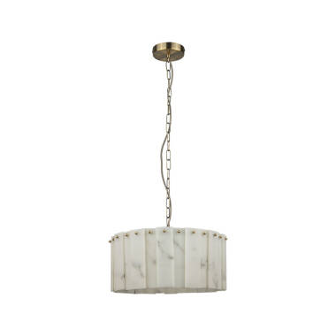 Wisteria Linea Alabaster Glass Chandelier