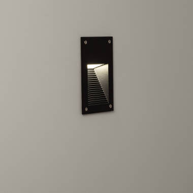 Image of Edit Copper 3W Warm White LED Recessed Outdoor Wall Light