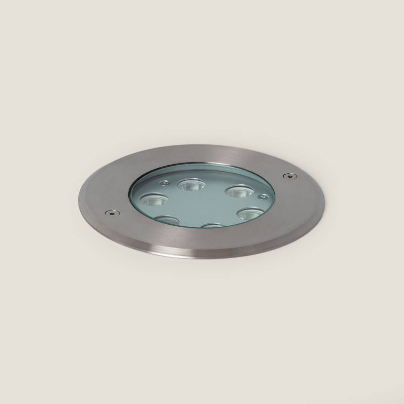 Image of 6W Warm White LED Recessed Ground Light IP67
