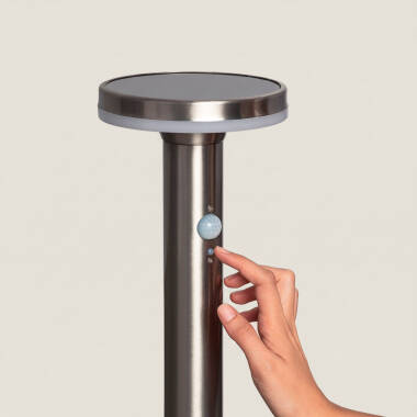 Image of Helios 6W Warm White Solar LED Post Light with PIR Sensor
