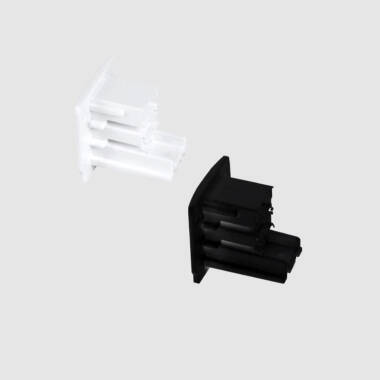 Image of Three Circuit Track Light Square End Cap