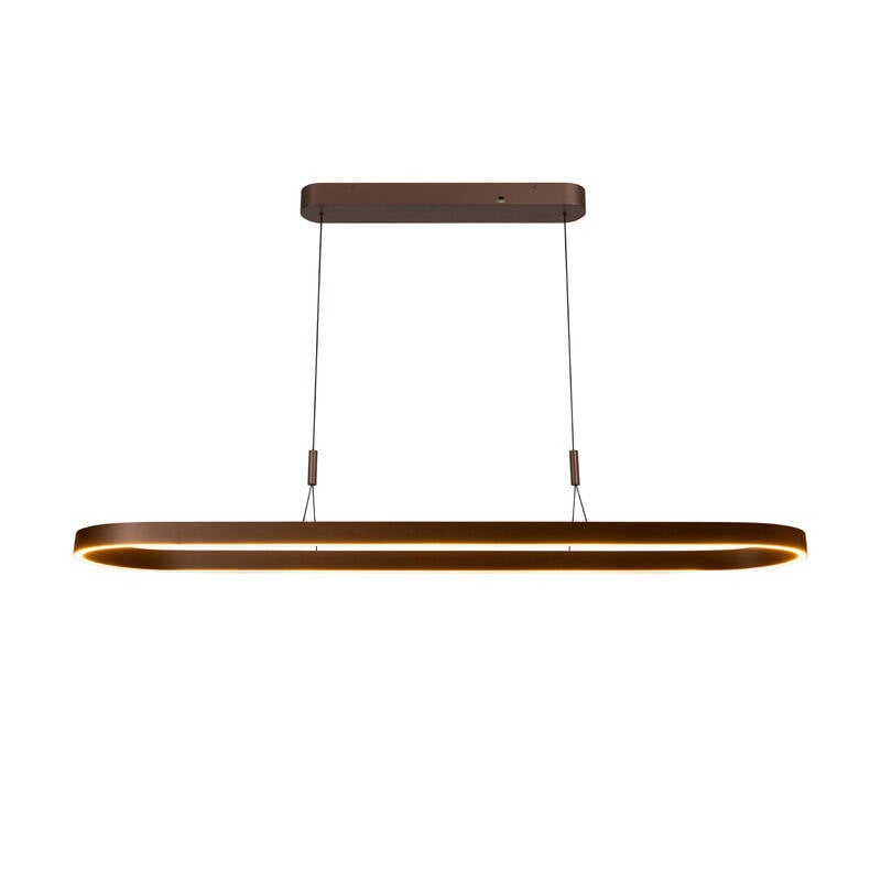 Image of Lucide Liane CCT LED Ceiling Pendant Light - Rust