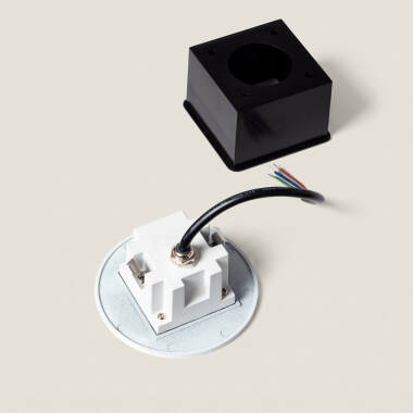 Image of Edit Grasset Round 2W Cool White LED Recessed Outdoor Wall Light