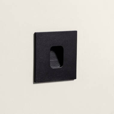 Image of Edit Grasset Square 2W Cool White LED Recessed Outdoor Wall Light