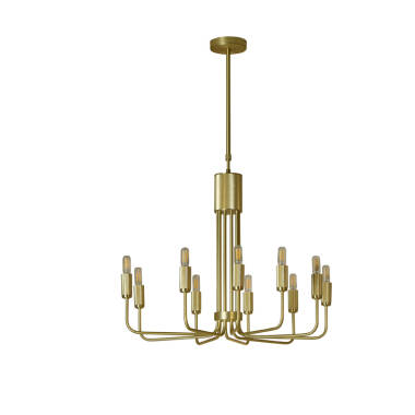 Image of Westport Bridgehampton Knurl 10 Light Chandelier