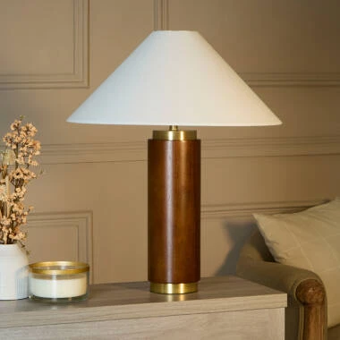 Westport Remsenburg Mango Wood Tall Table Lamp