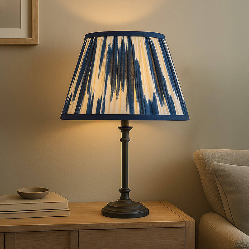 Image of Wisteria Haven Metal Table Lamp with Elodie Shade